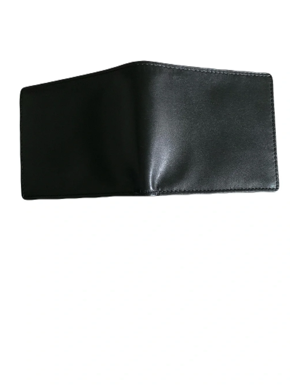Men’s Black Smooth Genuine Leather Bi-Fold Wallet Western Country Lucchese
